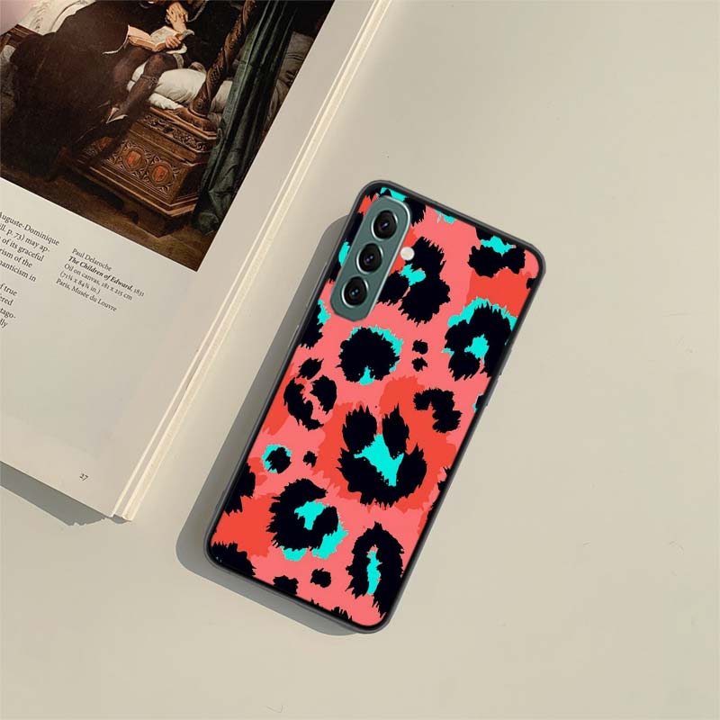 

Leopard Print Pink Phone Case for Samsung A54 A14 A24 A34 A17 A37 A57 A55 A35 A25 A15 A07 A05S A04S A12 A22 A32 A52S A72 Galaxy Samsung A05