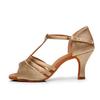 Fashion Ballroom-Dance Women Latin Dance Shoes Tango Soft Sole Jazz Shoe Girls Salsa Shoes 5/7cm Heels Practice Sandals