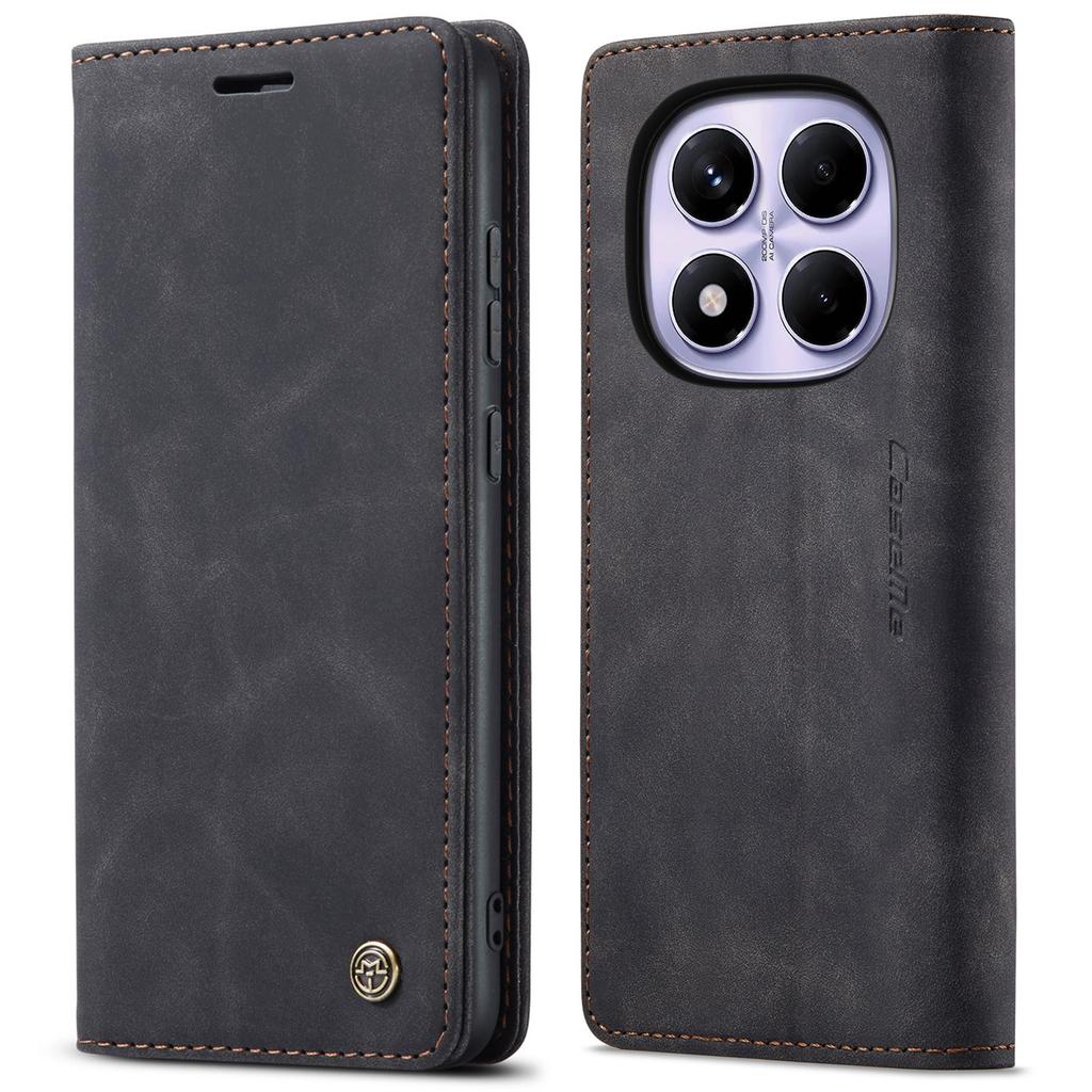 Business Magnetic Flip Leather Case For Xiaomi Redmi Note 15 14 13 12 Pro Plus 15C 14C 13C 12C Book Card Solt Wallet Stand Cover