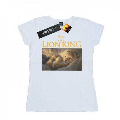 Womens/Ladies The Lion King Movie Baby Simba Photo Cotton T-Shirt