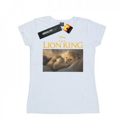 Disney Womens/Ladies The Lion King Movie Baby Simba Photo Cotton T-Shirt