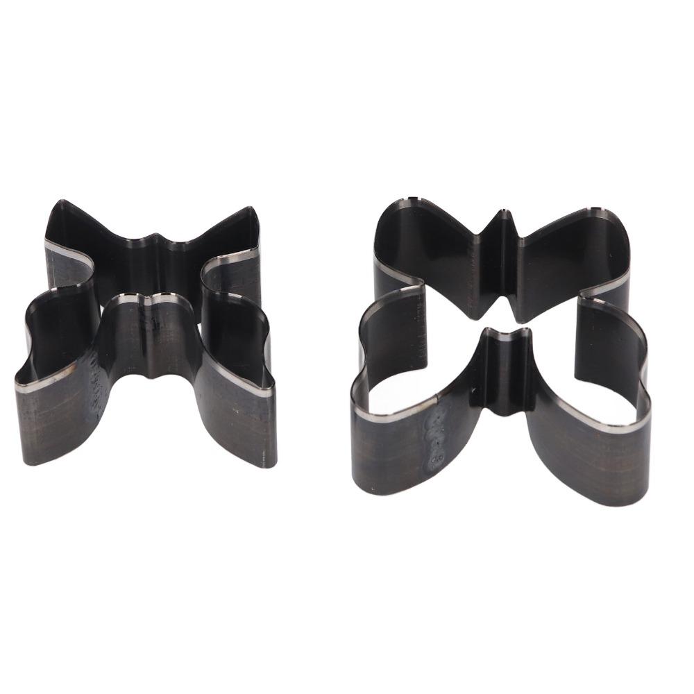 2 PCS Steel Leather Cutting Dies Set Handmade Keychain and Wallet Making  For DIY Leather Craft