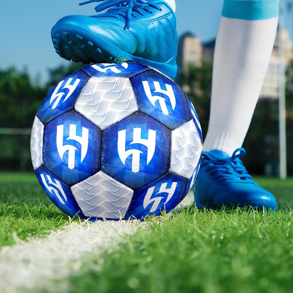 1pc Al-Hilal Saudi Football Club Football Soccer Ball Size 5 Indoor Soccer Ball Fashion Colorful Backyard Game -Great For Sports Fans Gift