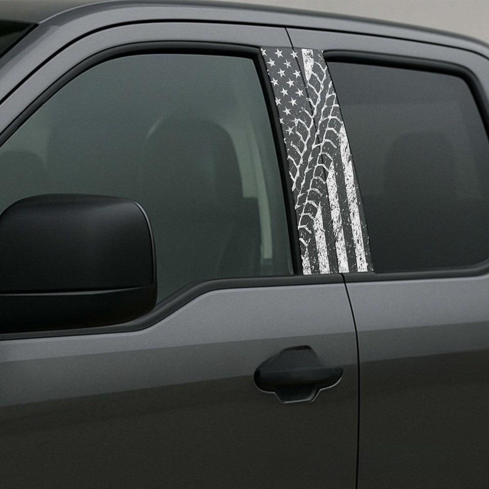 Waterproof B Pillar Sticker DIY Anti-scratch Car Pillar Decals Protective Film Car Side Door Trim Decoration for Door Trim