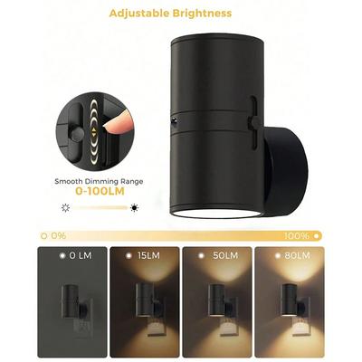 LED Nachtlicht Stecker Dämmerungssensor Einstellbare Helligkeit Dimmbare Nachtlichter für Küche Flur Schlafzimmer Treppenhaus