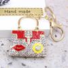Fashion Cute Crystal Women Rhinestone Bag Lady Wedding Jewelry Trinket Car Girl Gift Bag Charm