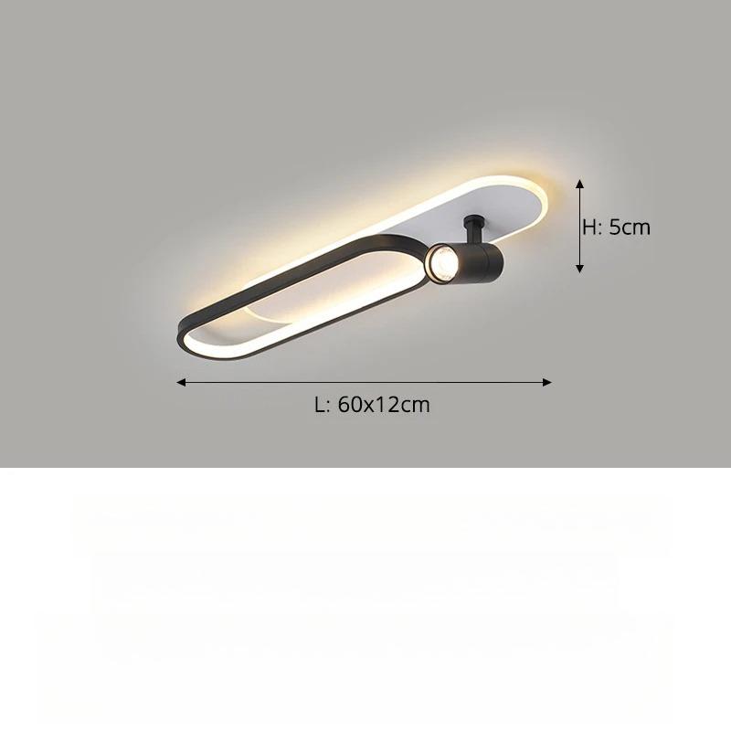 

Modern Minimalist LED Ceiling Lamp with Spotlights Indoor Home Living Room Dining Room Bedroom Decorative Lighting natural light