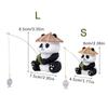 Garden Statue Resin Panda Fishing Figurines Sculpture Yard Art Ornament For Fairy Garden Patio Lawn Balcony Housewarming Gifts