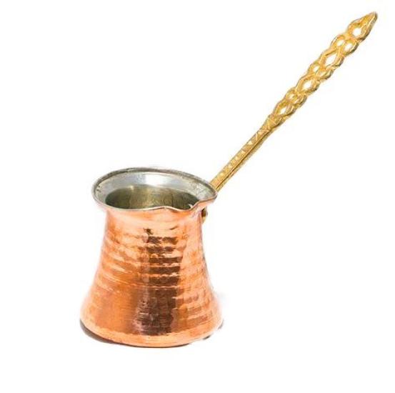 

Подлинный турецкий медный ибрик джезва (для турецкого кофе) - На 3 порции