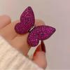 Blue Crystal Full Inlaid Zircon Butterfly Brooch Pins For Women Rhinestone Insect Corsage Wedding Party Jewelry Best Gift