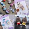 Plush Monchhichi Key Rings Animation Design 3D Monchhichi Innovative Pouch Pendent Decorations Adorable Keyrings Phone Chain Presents For Girl