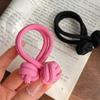 High Ponytail Hair Band Elastic Rubber Chinese Knot Hair Rope Scrunchies Hair Tie Simple Knotted Head Rope For Women Decor Gift