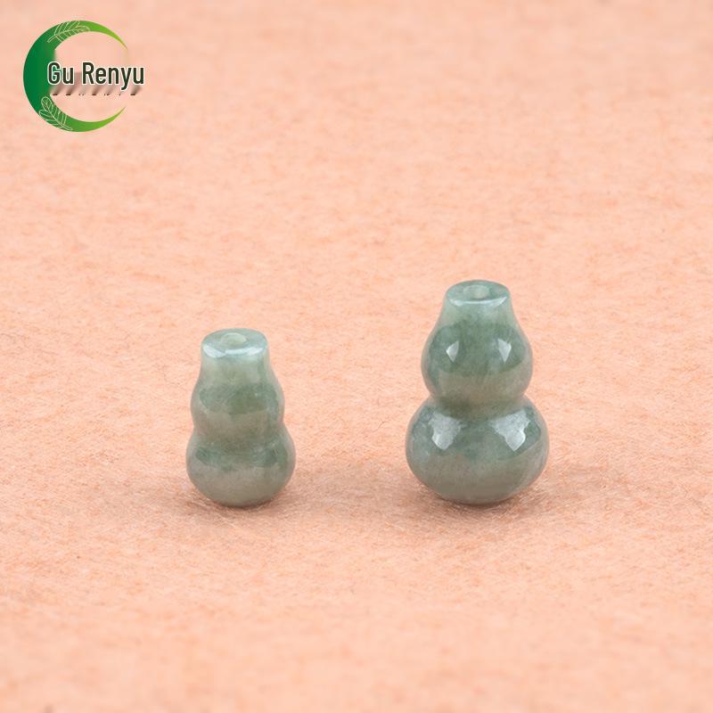 

Grade A Jade Gourd Ruyi Beads - Icy Jadeite DIY Jewelry Accessories Bracelet