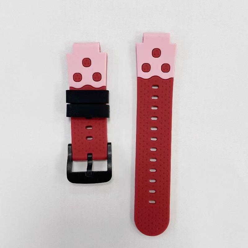 Cinturino di Ricambio in Silicone per Orologio Braccialetto Resistente al Sudore Cinturino Universale per Orologio Telefonico per Bambini Larghezza 15mm