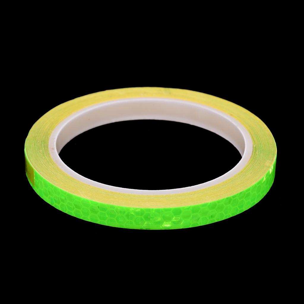Luminous Reflective Sticker Tape for Bike Car Motorcycle 8m Wheel Visibility