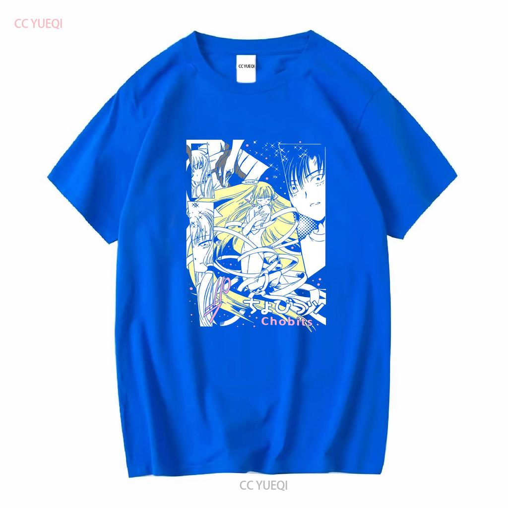 Chobits Chi T-Shirt lang oder kurzärmelig vintage gewaschen weich Designerkleidung atmungsaktiv Grafik vielseitig bequem Mode