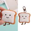 Toast Bread Plush Bread Keychain Keychain Bread Keyring Soft Cute Key Chain  Children's Kids