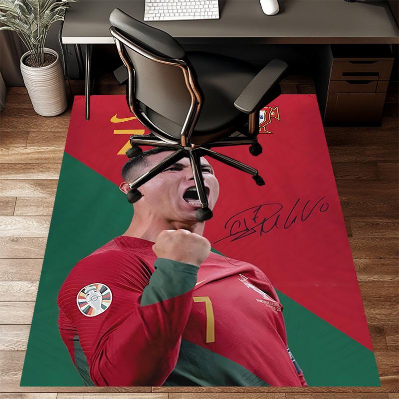 1pc Number 7 Soccer Design Printed Area Rug Carpet for Bedroom Living Room Home Decor Rugs Mat Non Slip Mat Rug for Bedside