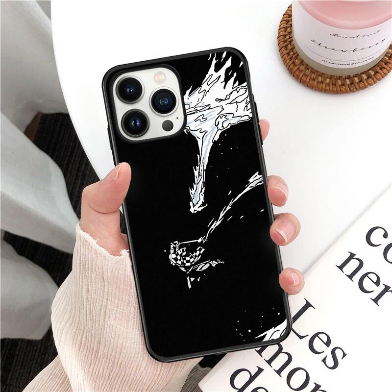 Anime Comic Dämon Titan Deku Telefon Fall für iPhone 14 13 12 11 Pro MAX X XS Max XR Mini SE 7 8 Plus Schwarz Funda Coque Fall