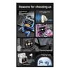 Wireless Noise Cancelling Earbuds Bluetooth 5.4 Bass Stereo Earbud+LED Power Display Charging Case Waterproof Sport A