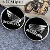AAADJ1 2pcs 3D Motorcycle Modified Sticker Round Decal Motorcycle Stickers for CRF CB CR XR CRM CBR 125R Pcx125 Cb650r