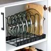 Kitchen Rack Organizer Shelf For Pots, Pans, Lids, Plates