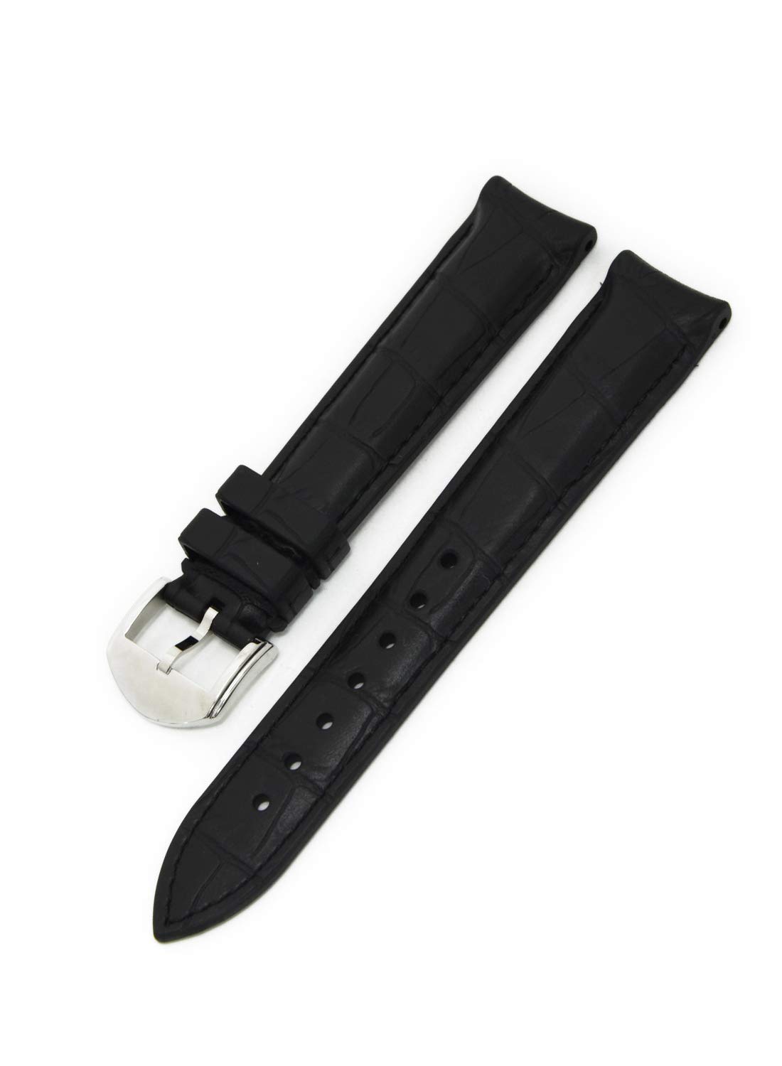 

CASSIS CAOUTCHOUC CROCO 18мм Черный Водонепроницаемый Резиновый Ремешок для Часов с Инструментом для Замены (U0043001019018) чёрный