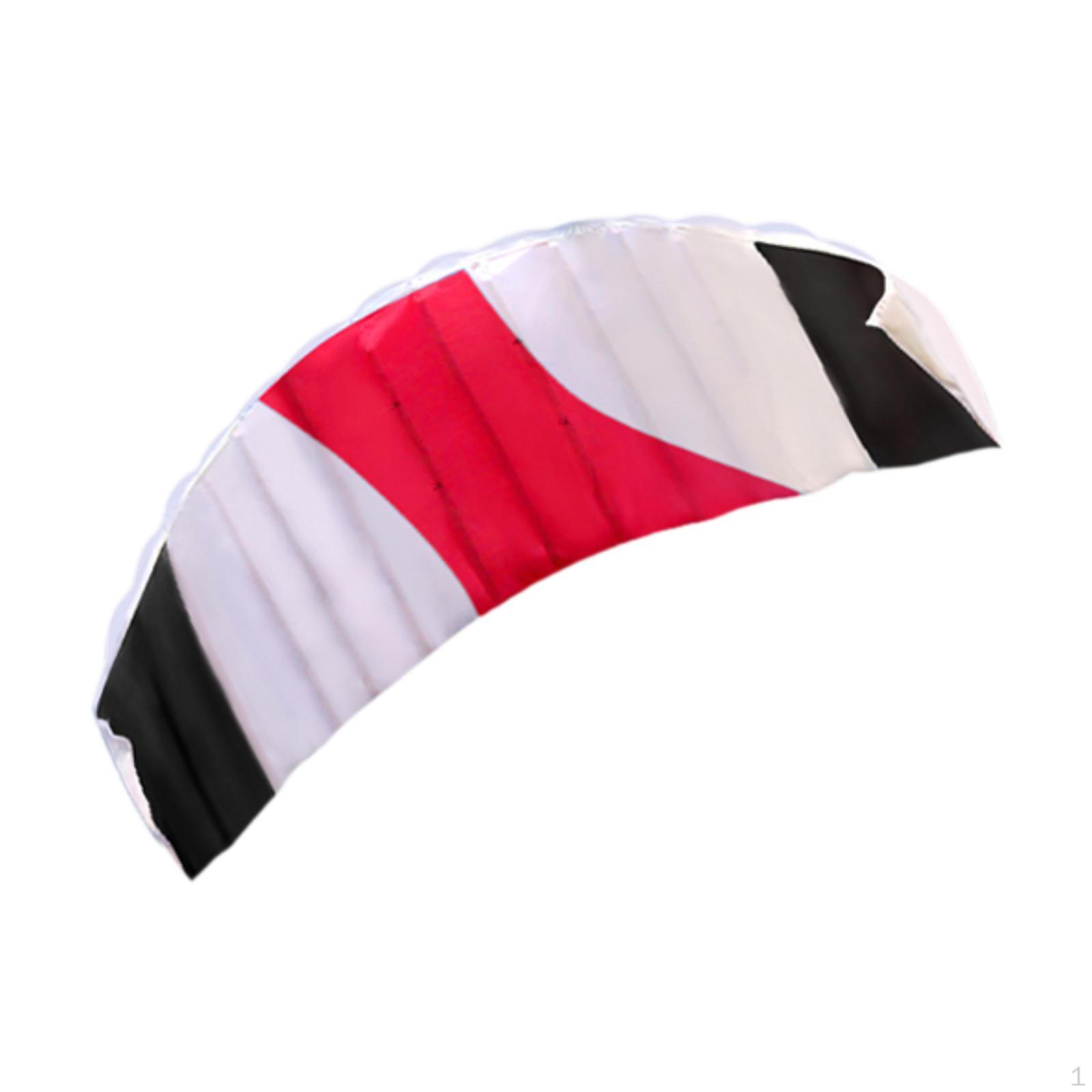 

Line Stunt Parafoil, Easy to Fly, Beach Toy, Outdoor Parafoil for Kids чорний