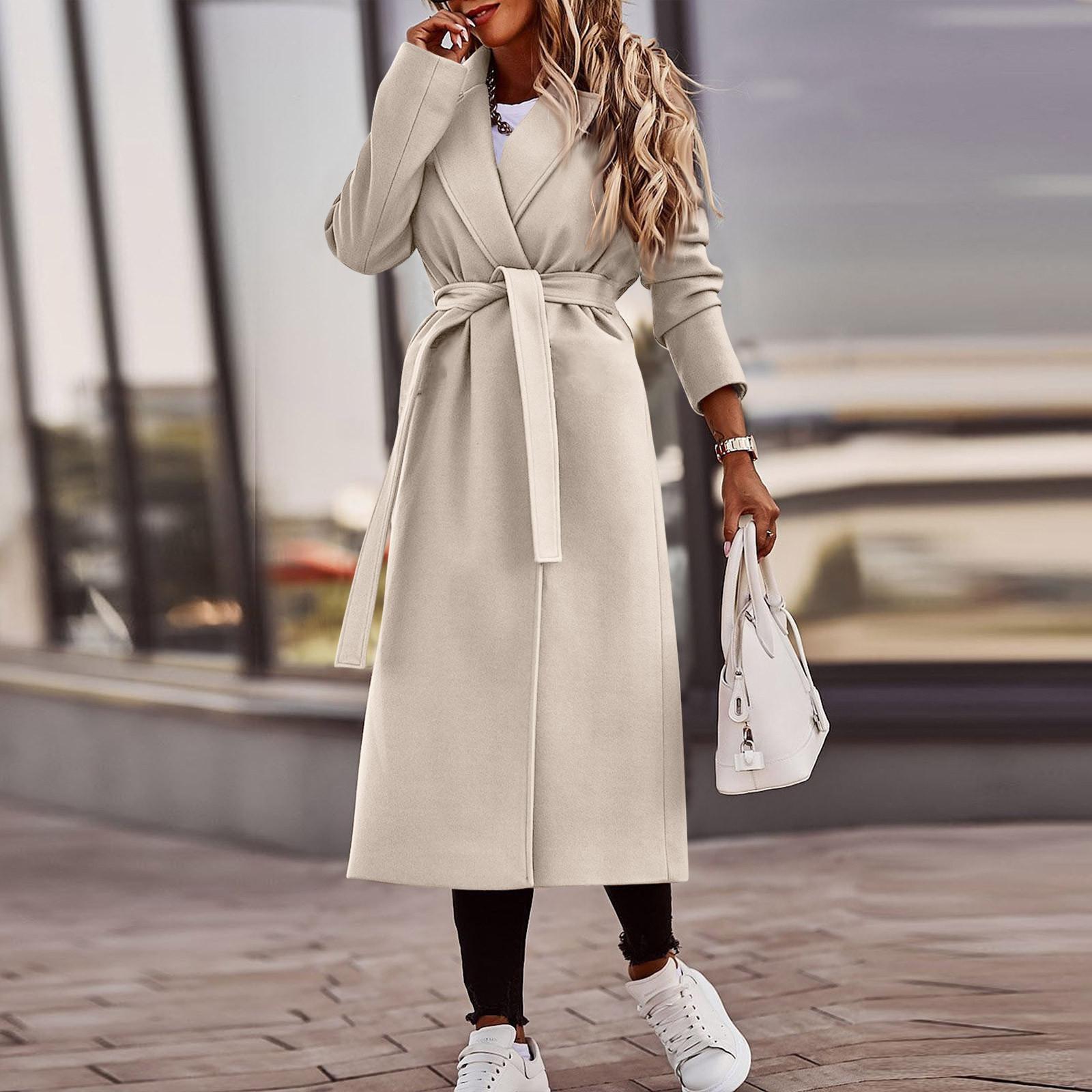 

Women s Fashion And Winter Long Sleeve Solid Colour Cardigan Nico Jacket M бежевий