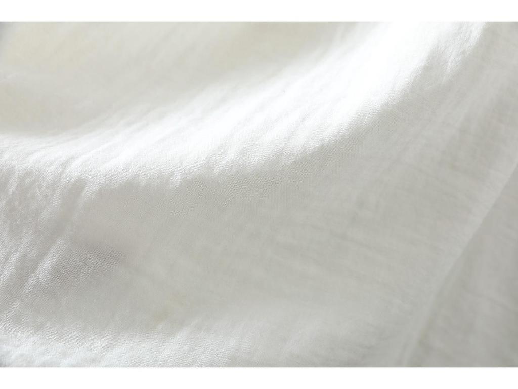 2026 Spring Lace Button Women's Double Layer Cotton Gauze White Shirt - Versatile & Age-Reducing