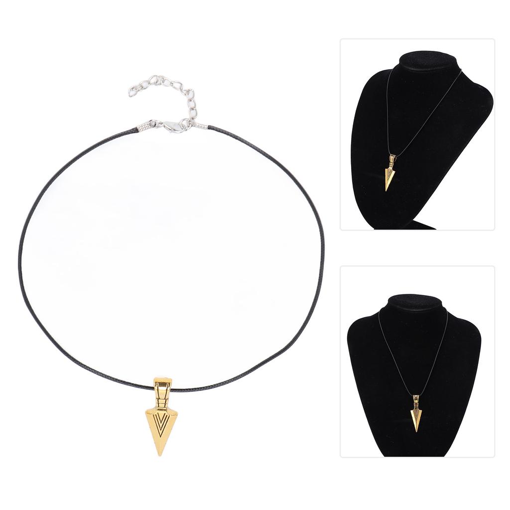Necklace Alloy Simple Fashionable Arrowhd Pendant Men Necklace Jewelry for Birthday Party