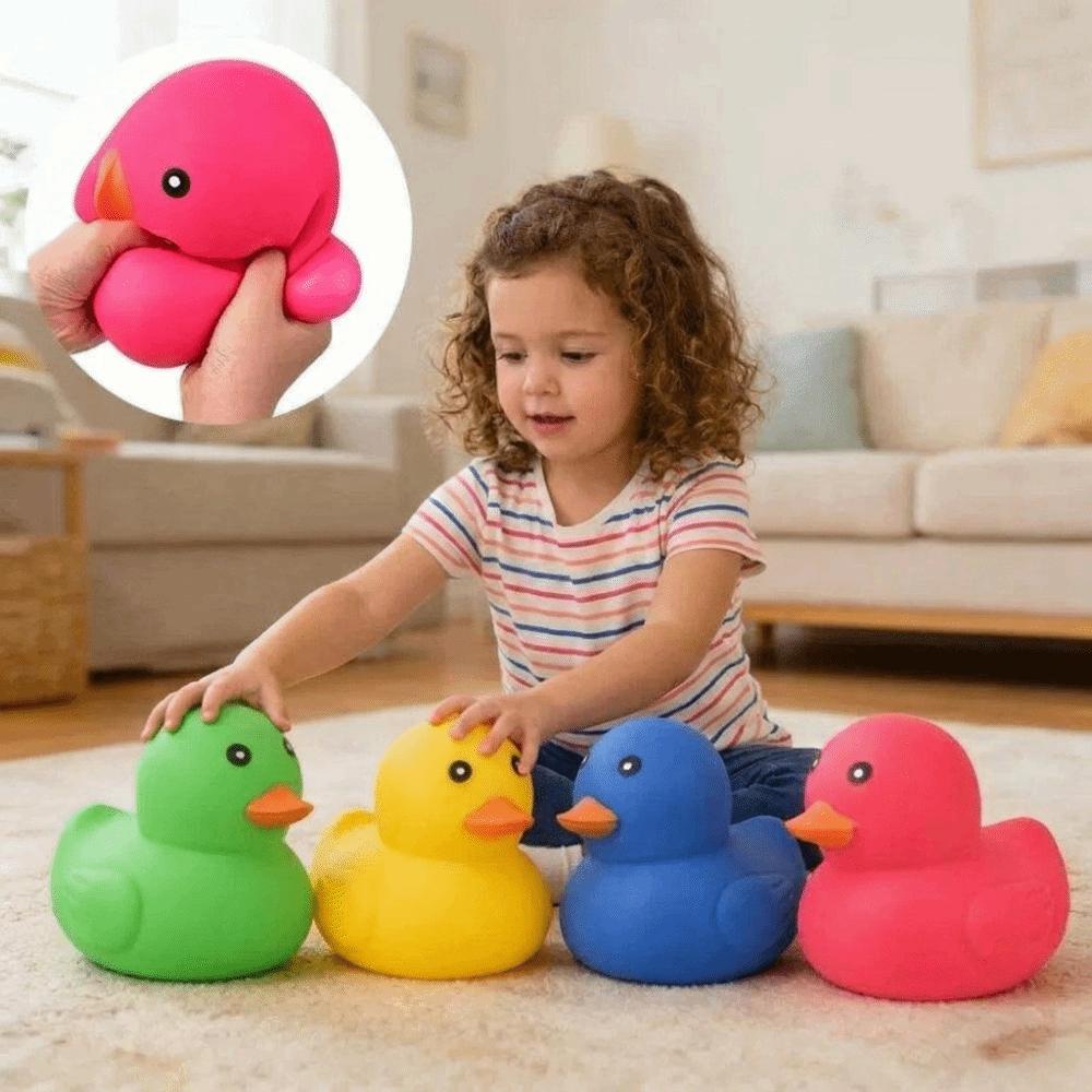 Large Size Squishy Duck Toy Colorful Duck Stress Relief Toy Duck Pinch Le Office Workers