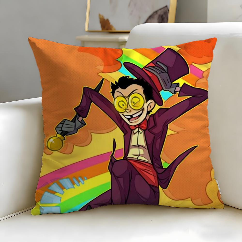 classic animated series Superjail Cushion Cover Soft  EasyWash Pillow Case  Versatile for Couch Bed Travel and Office