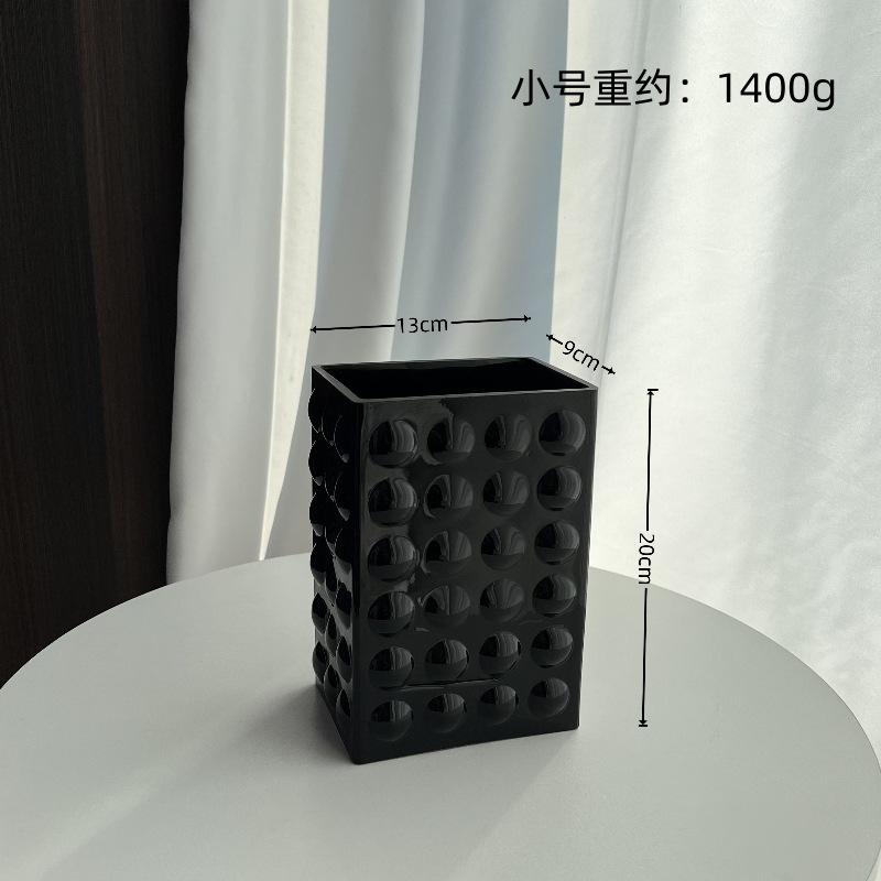

Transparent Glass Vase Bubble Embossed Shape Hydroponic Vase Flower Arrangement Accessories Creative Living Room Home Decoration
