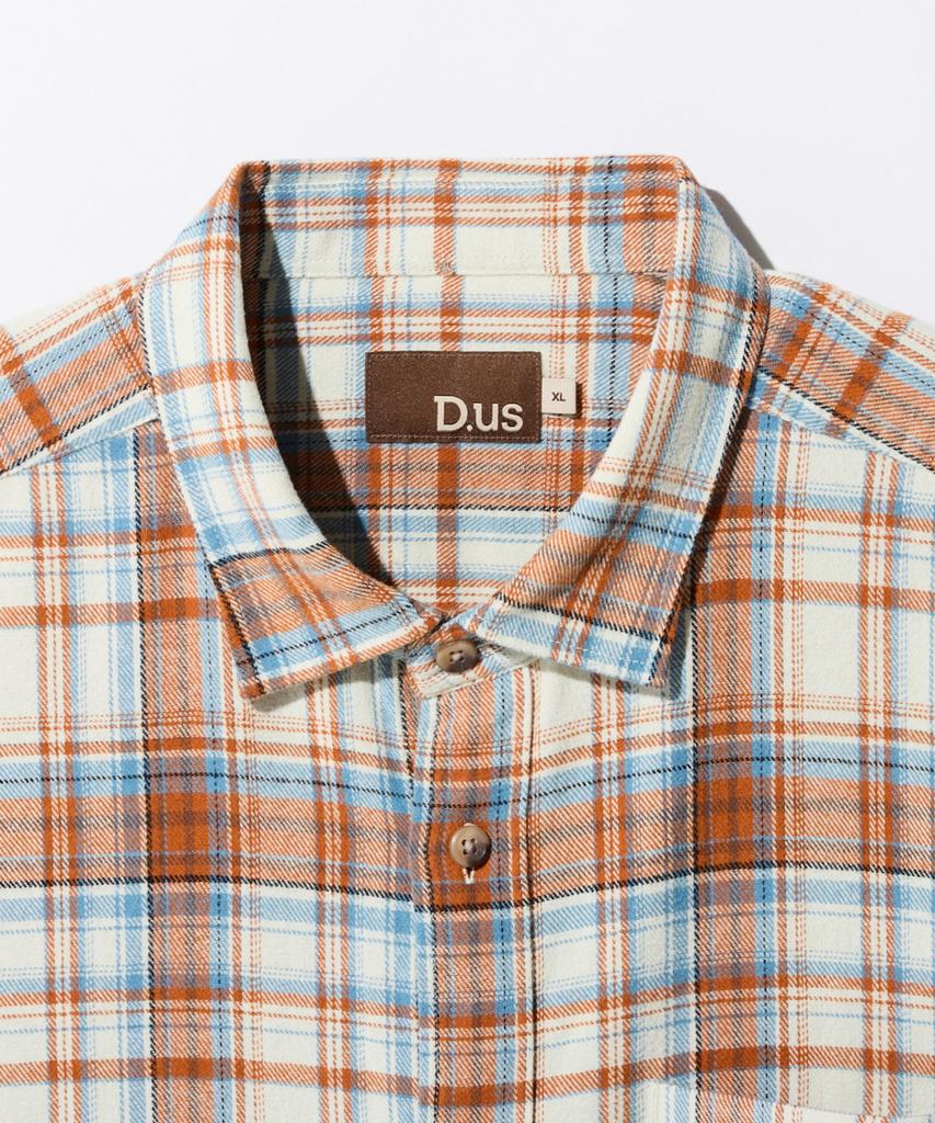 STCO Diems Flannel Check Shirt_Brown (Oversized)_Ddsxa63Ech