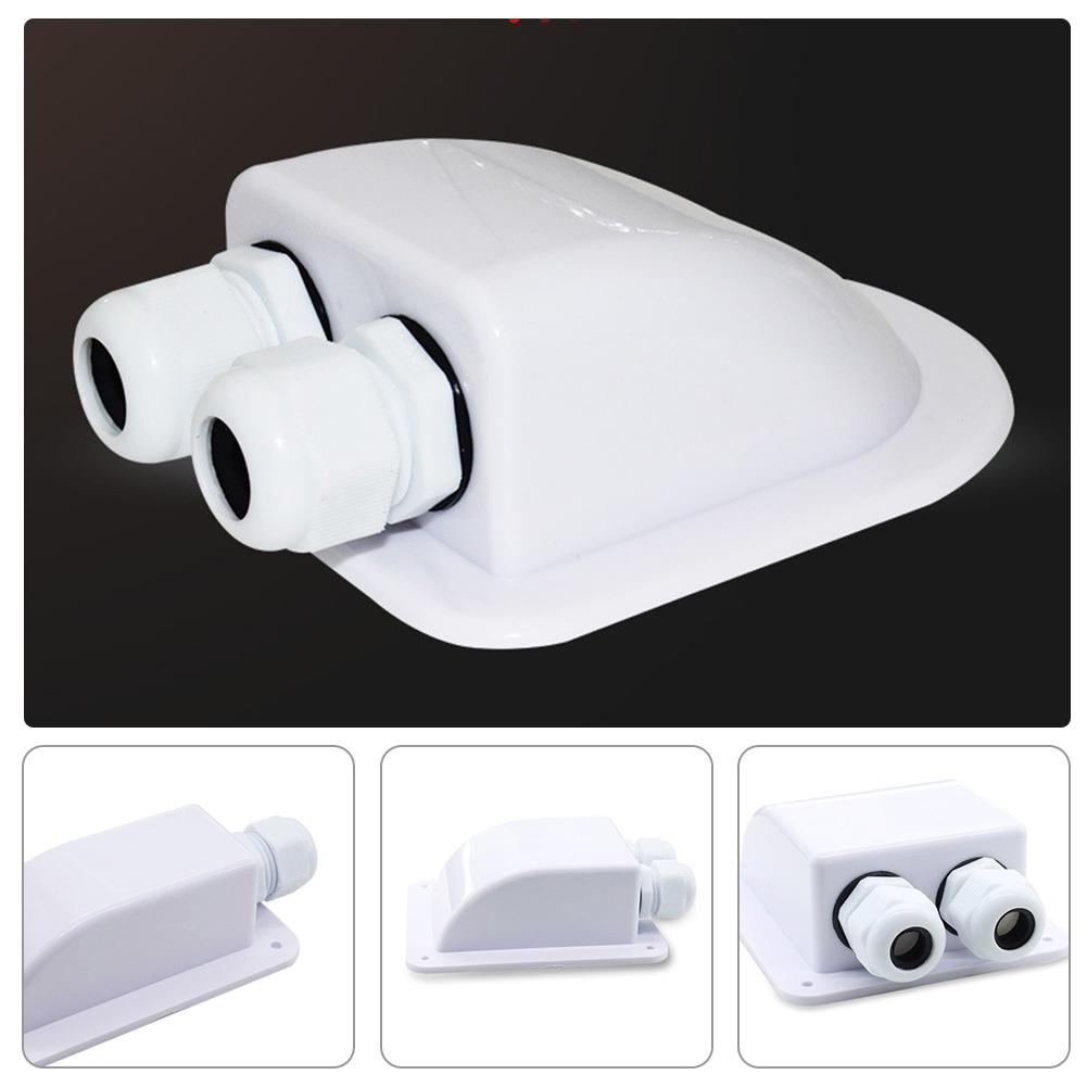 Camper Accessories Caravan Solar Car Junction Box Roof Wire Entry Solar Cable Motorhome Junction Box RV Caravan Accessories
