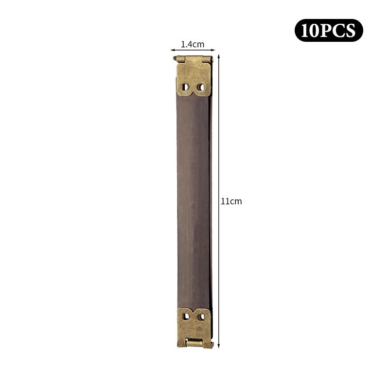 Lotto da 10 Pezzi Telaio Interno Flessibile in Metallo per Portamonete Chiusura a Bacio Automatico Accessori Borsa Fai da Te 8-12cm Clip Metallica Flessibile per Portamonete Portafoglio