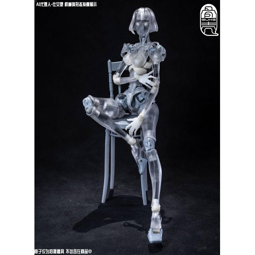 Null 1 12 Ai Agent mAiden Type C1 Transparent Ver. Movable Figure Body