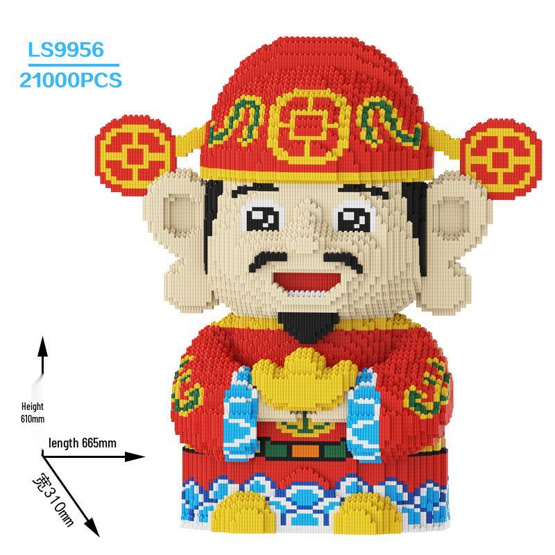 Chaole Sen 2026 Girl Series: Night Market Stall Building Blocks Toy