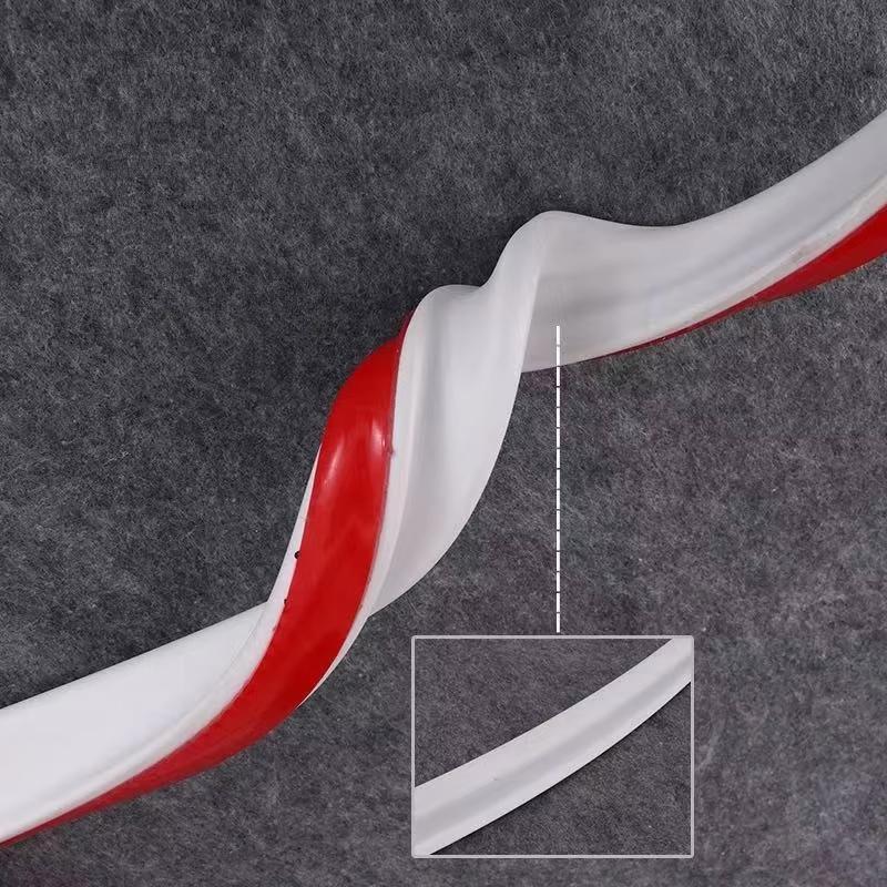 Bathroom Water Stopper Retaining Water Barrier Strip Shower Dam Flood Barrier Dry and Wet Separation Blocker Silicone Sealing