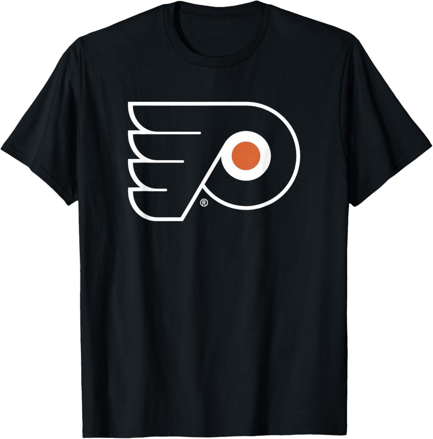 Philadelphia Flyers Icon Black Officially Licensed T- Unisex T-Shirt S