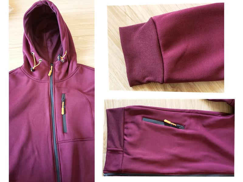 Men's Plus Size Hooded Zip-Up Sweatshirt Jacket for Autumn/Winter