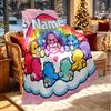 Custom Name Personalized Care Bears Print Blanket, Home Decor, Bedroom, Sofa, Camping, Couch, Gifts for Birthday ChristmasEnthusiasts