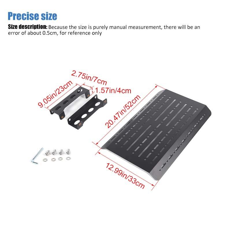 Car Metal Tailgate Expansion Bracket Shelf Fit For Suzuki Jimny 2019 2020 2021 2022 2023 2024 2025 2026 Up Car Exterior Accessories