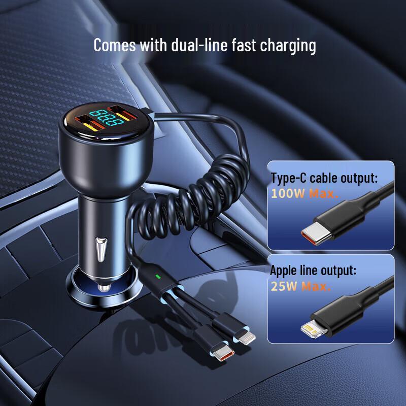 Newmine Fast Charging Car Charger & Splitter