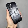 Soft Phone Case For iPhone 17 16 Pro Max 15 Metro 2033 16E 17E 14 Plus 13 Mini 12 XS 7 SE 8 Air Black Cover Shell
