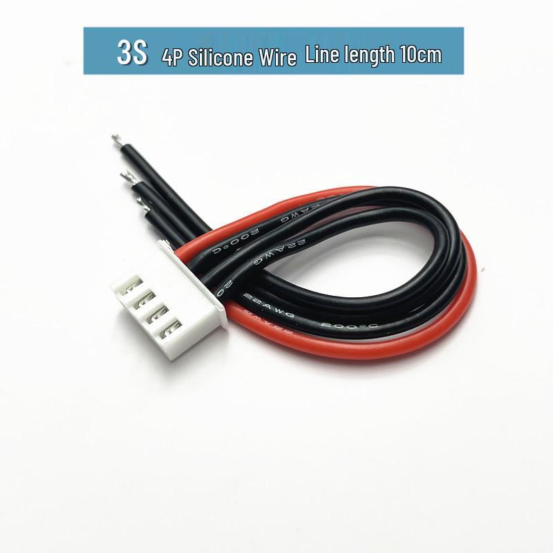 RC Model Battery Charging Wire XH2.54mm 1S-6S, 5P Lithium Plug Silicone