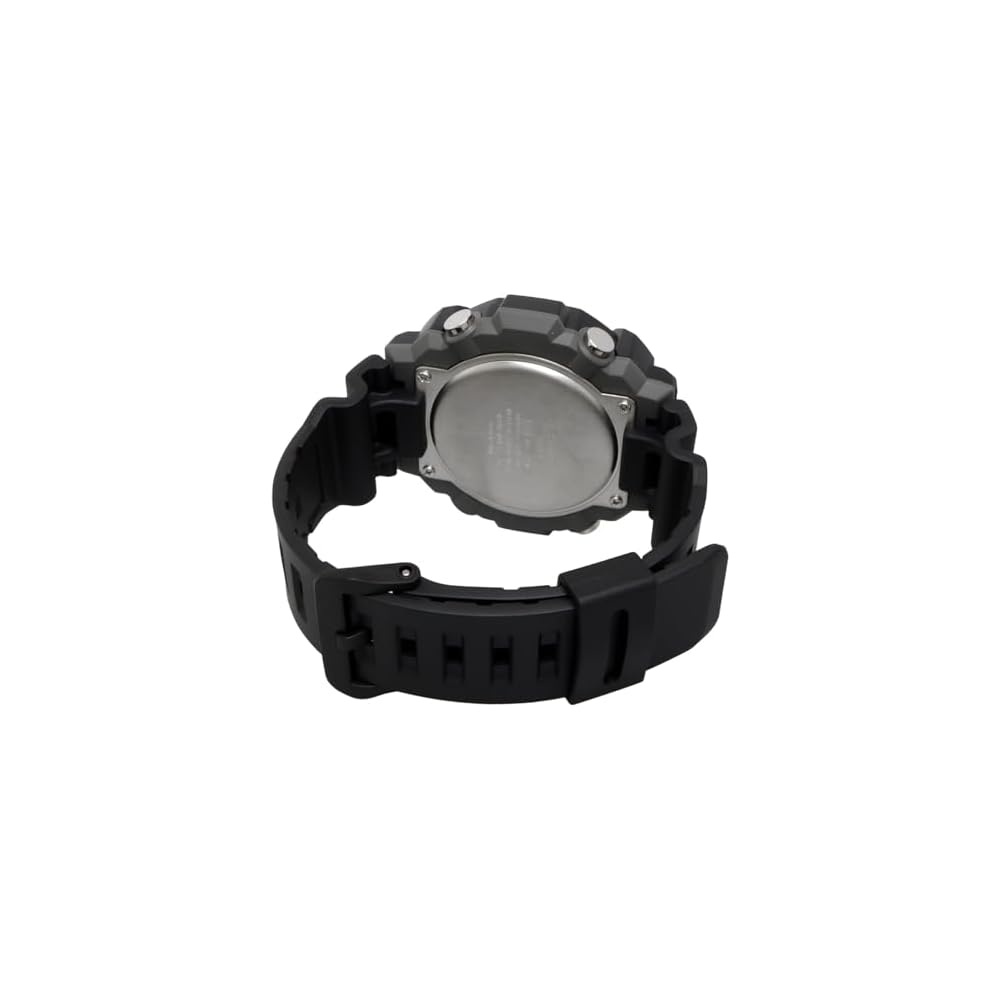 Casio World Time Telememo Analog-Digital Quartz Watch AEQ-120W-1AV Men's Black Imported Model