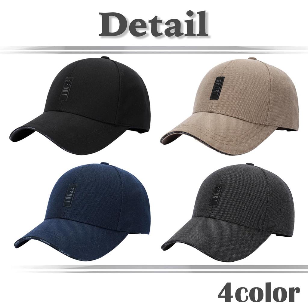 Plain Logo English Letters Cap Hat Outdoor Fishing Golf Women Men CA795 [White Fang] (Gray)