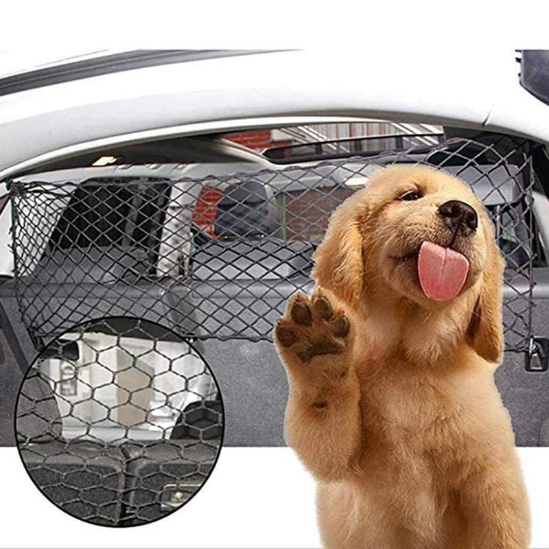 Dog Carrier Dog Protection Net Barrier Trunk Barrier Safe Net for Dogs Travel Accessories Car Pet Carrier for Hatchback SUV Mesh